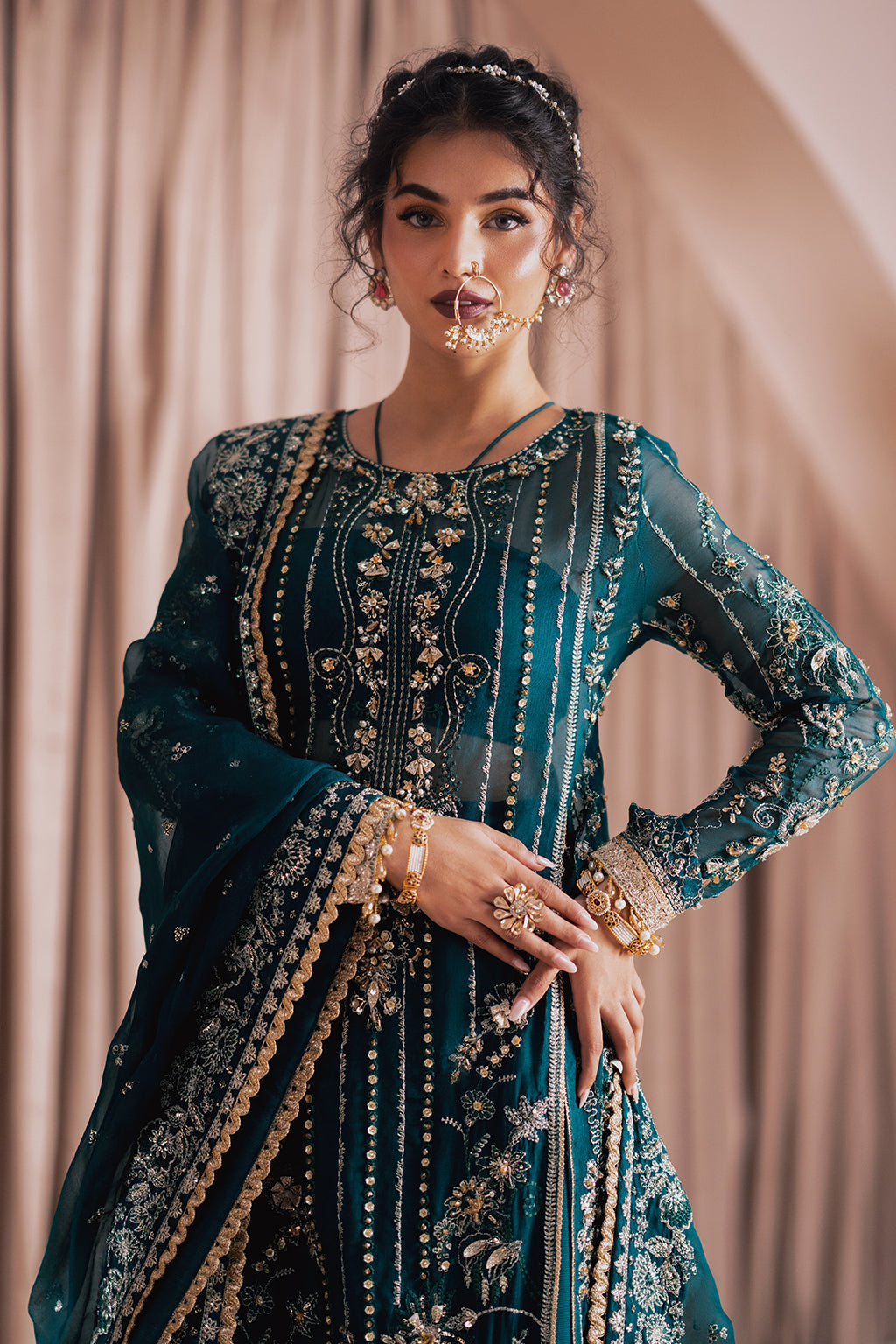 Zarposh | Jahanara Wedding Formals | Firaaq by Zarposh - Designer Dress - Type: Ladies Clothes - Available at Libayah - 100% Original