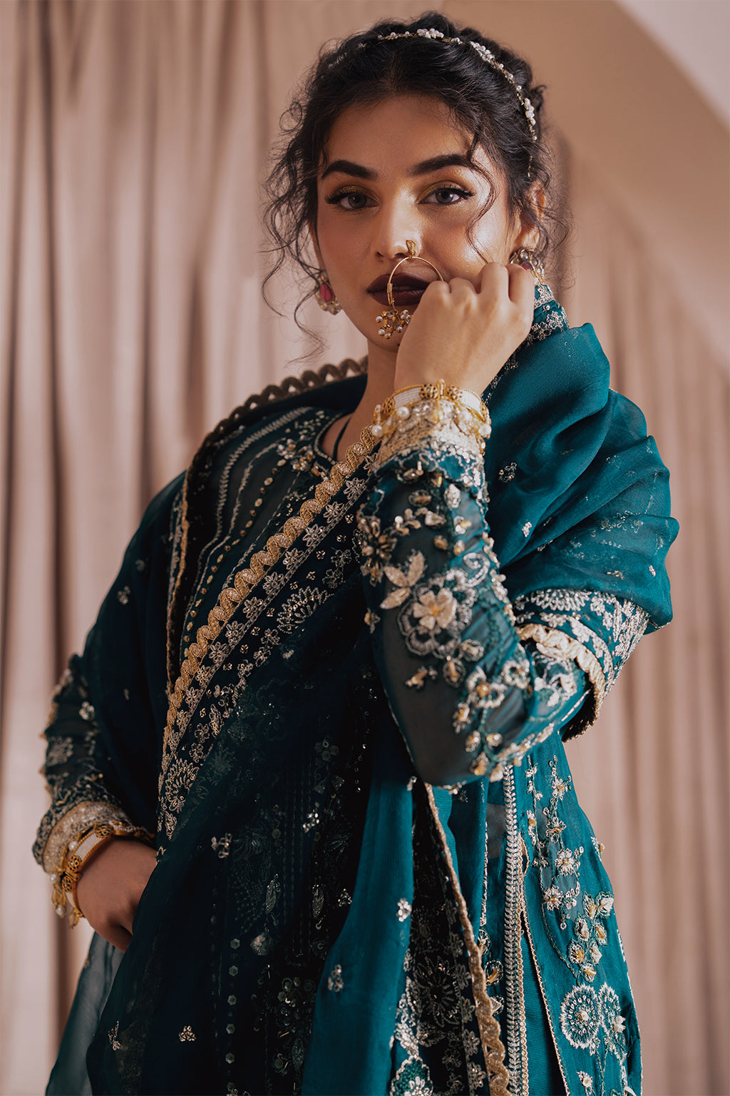 Zarposh | Jahanara Wedding Formals | Firaaq by Zarposh - Designer Dress - Type: Ladies Clothes - Available at Libayah - 100% Original