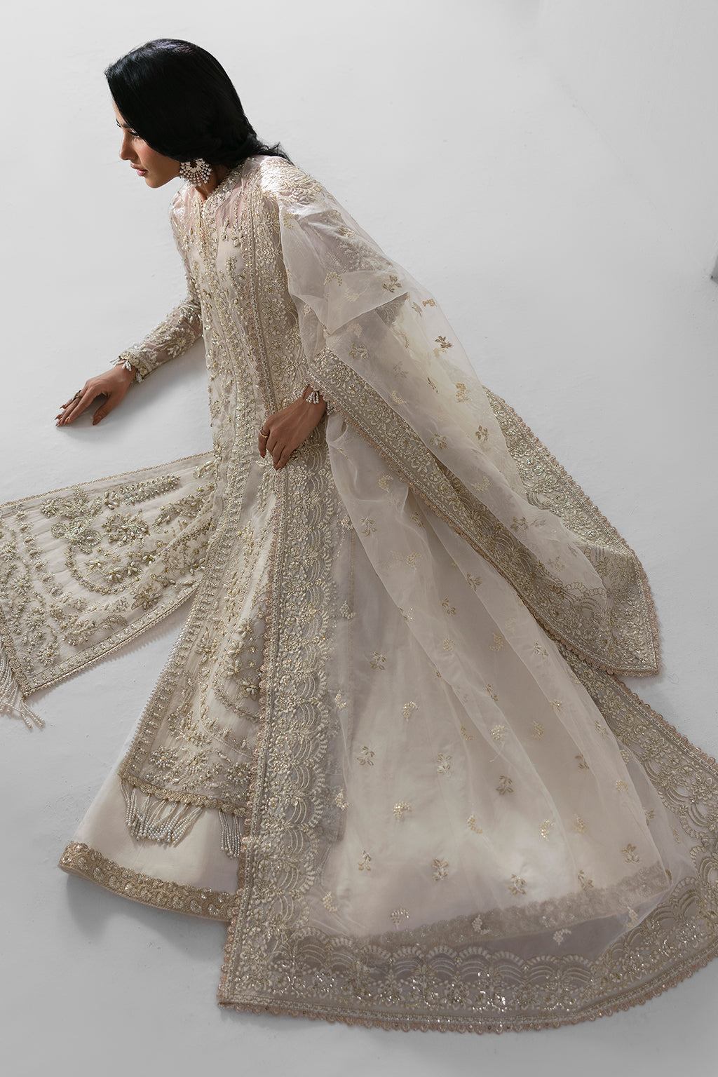 Zarposh | Seraphine Wedding Formals | Eclipse by Zarposh - Designer Dress - Type: Ladies Clothes - Available at Libayah - 100% Original