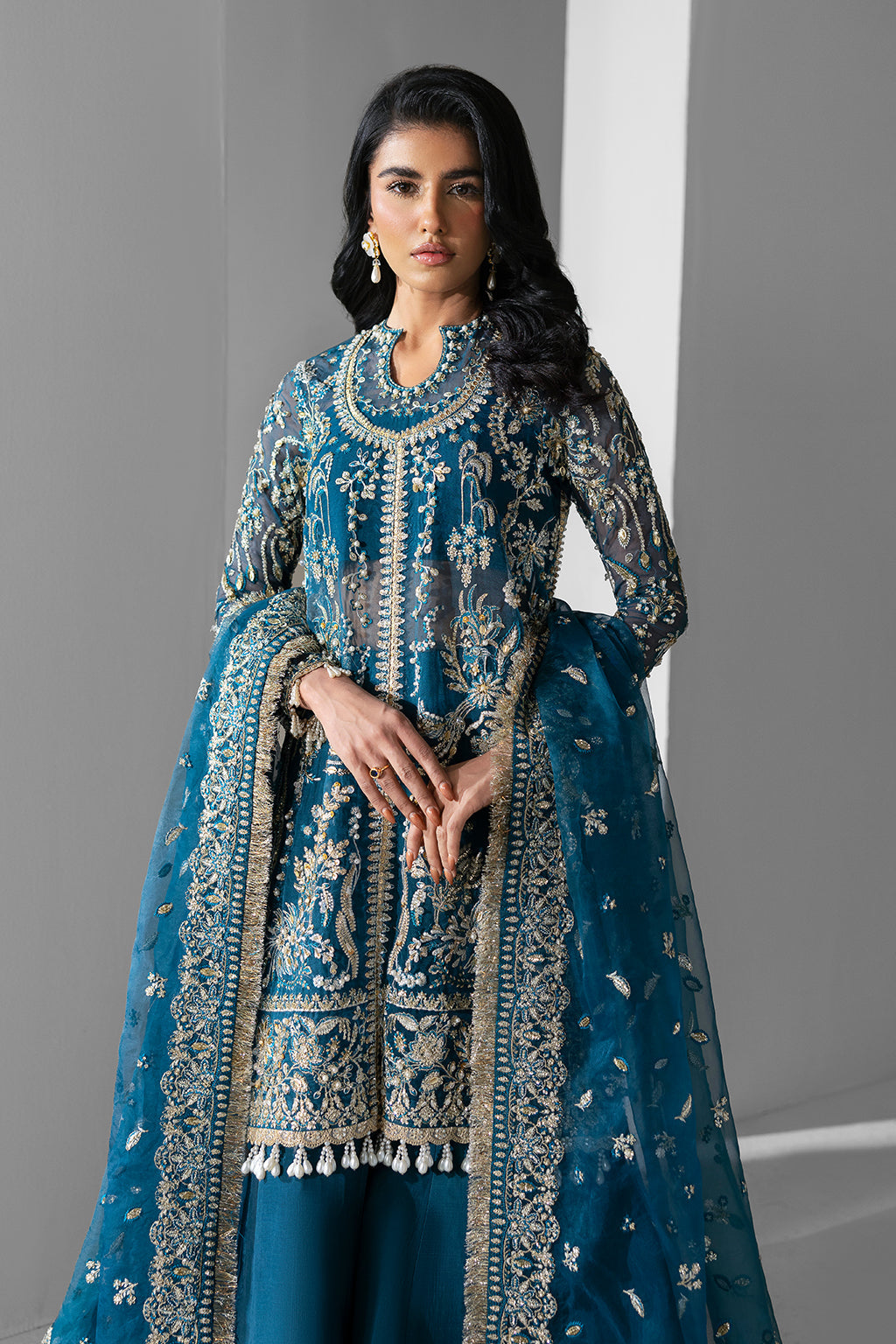 Zarposh | Seraphine Wedding Formals | Twilight by Zarposh - Designer Dress - Type: Ladies Clothes - Available at Libayah - 100% Original