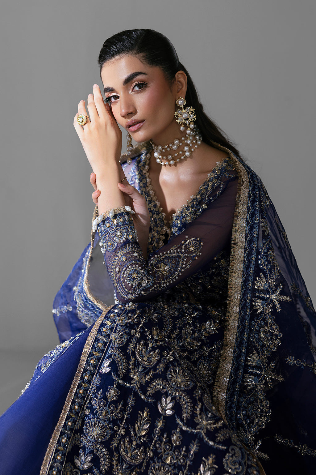 Zarposh | Seraphine Wedding Formals | Orchid by Zarposh - Designer Dress - Type: Ladies Clothes - Available at Libayah - 100% Original