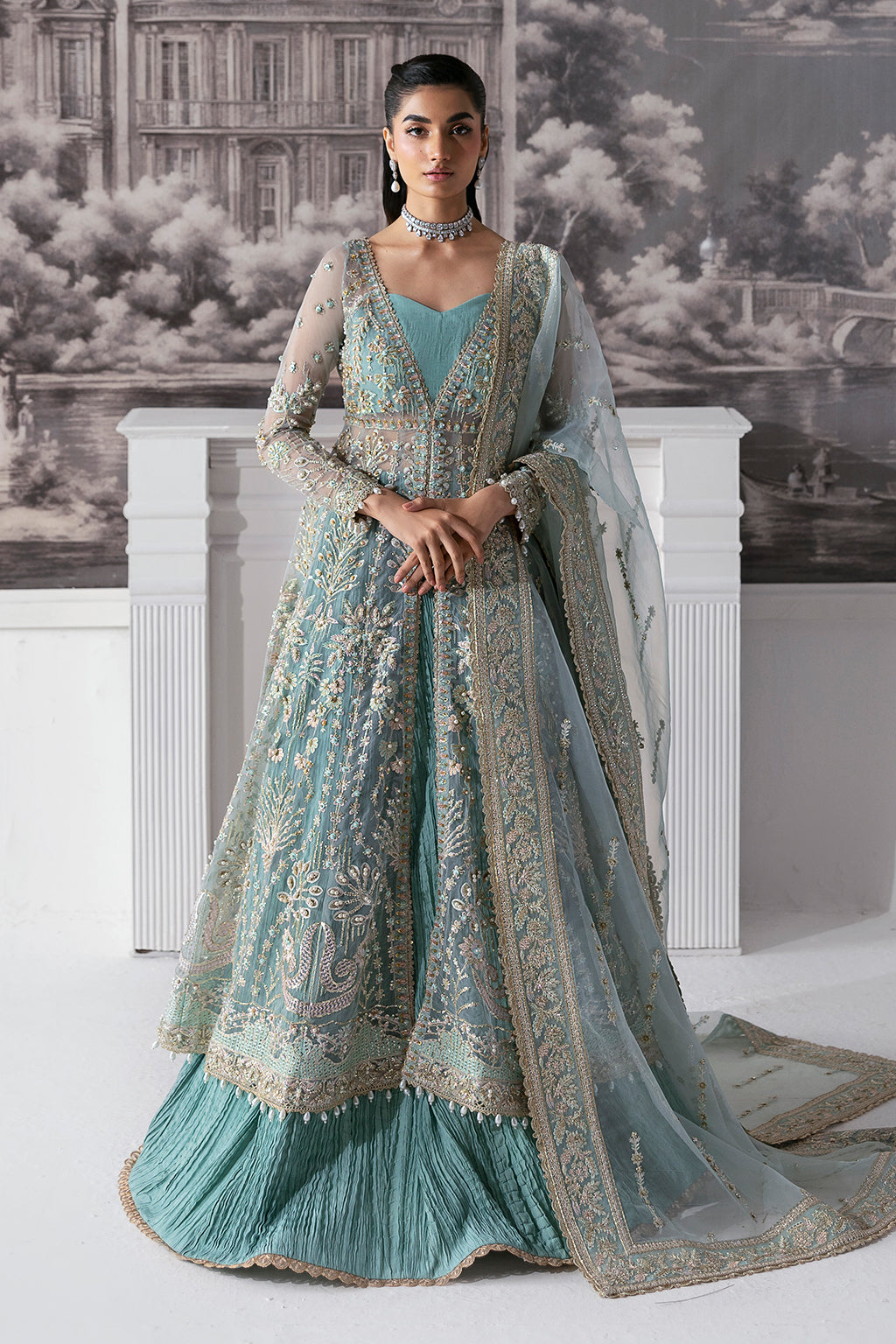Zarposh | Seraphine Wedding Formals | Velour by Zarposh - Designer Dress - Type: Ladies Clothes - Available at Libayah - 100% Original