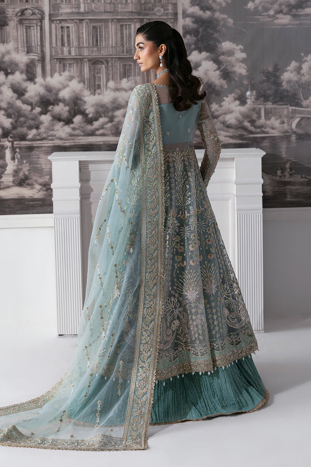 Zarposh | Seraphine Wedding Formals | Velour by Zarposh - Designer Dress - Type: Ladies Clothes - Available at Libayah - 100% Original