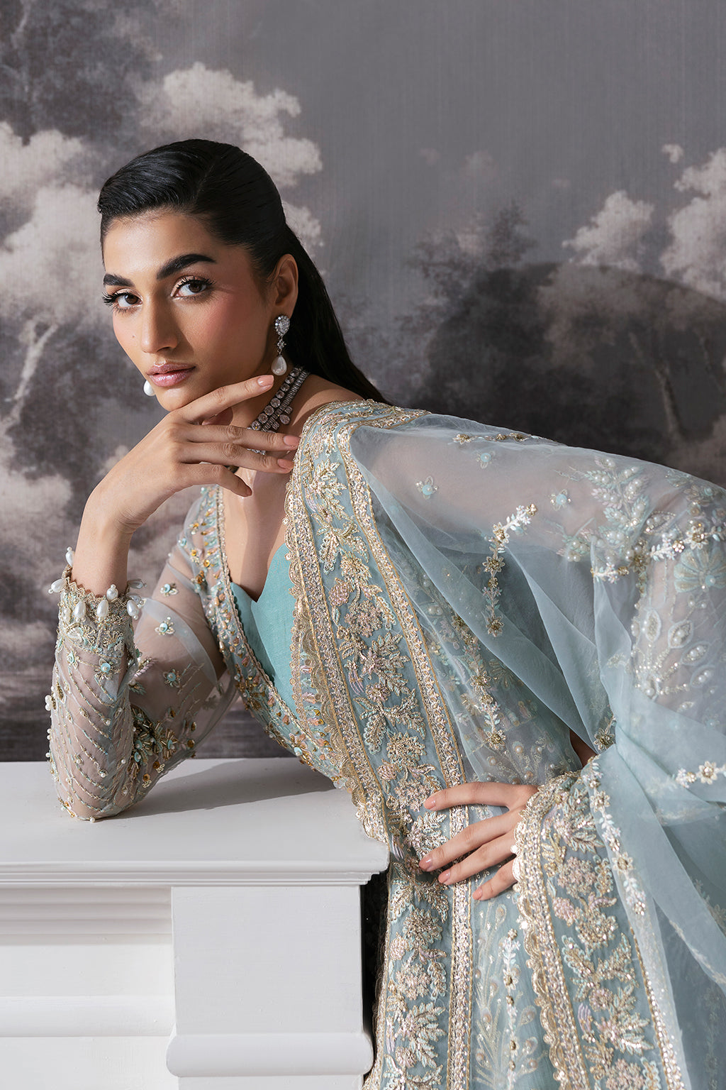 Zarposh | Seraphine Wedding Formals | Velour by Zarposh - Designer Dress - Type: Ladies Clothes - Available at Libayah - 100% Original