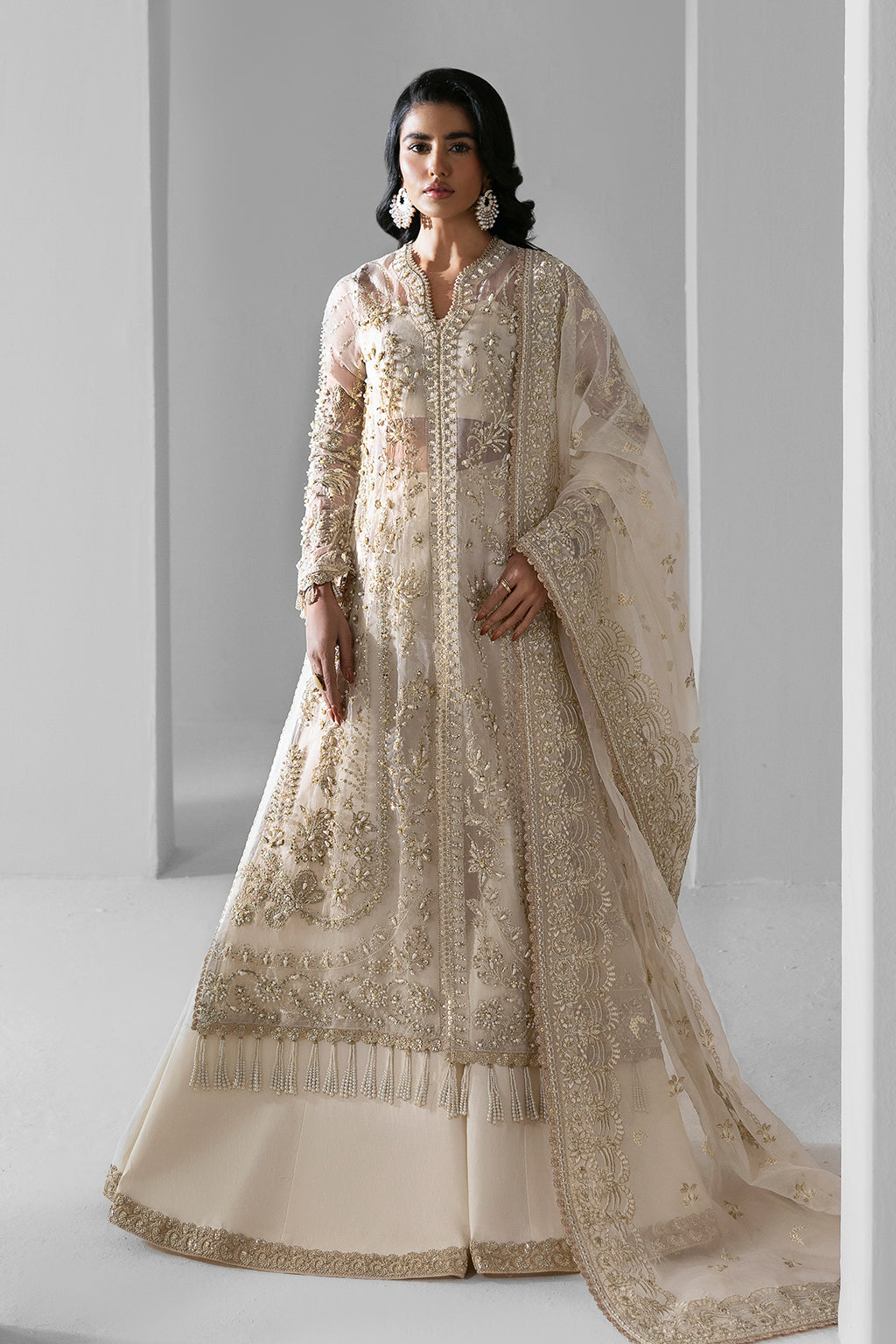 Zarposh | Seraphine Wedding Formals | Eclipse by Zarposh - Designer Dress - Type: Ladies Clothes - Available at Libayah - 100% Original