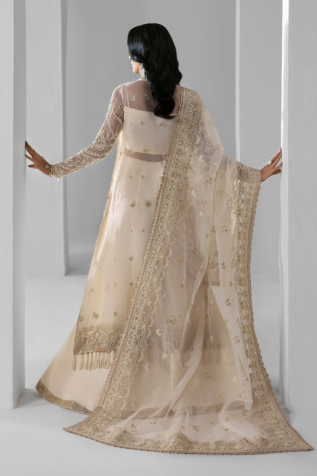 Zarposh | Seraphine Wedding Formals | Eclipse by Zarposh - Designer Dress - Type: Ladies Clothes - Available at Libayah - 100% Original