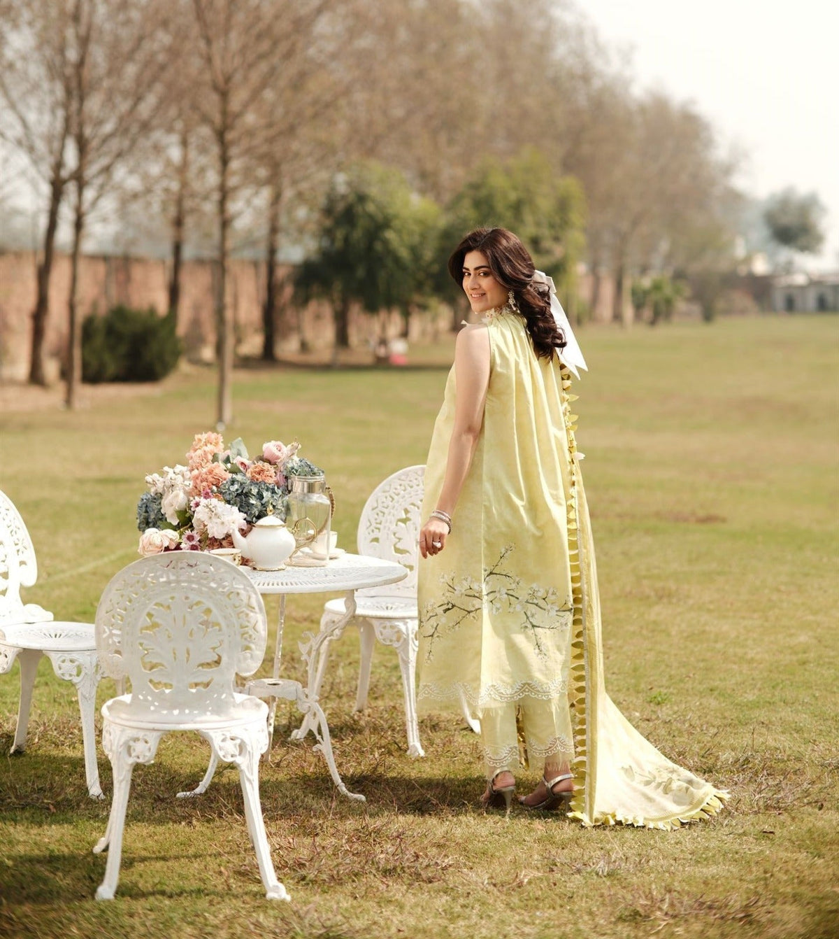 Zarqash | Luxe Lawn 24 | ZQ 13 by Zarqash - Designer Dress - Type: Ladies Clothes - Available at Libayah - 100% Original