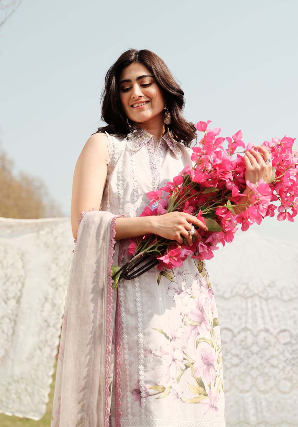 Zarqash | Luxe Lawn 24 | ZQ 3 by Zarqash - Designer Dress - Type: Ladies Clothes - Available at Libayah - 100% Original