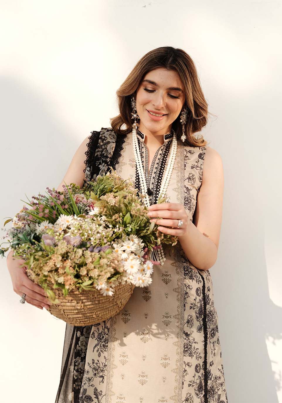 Zarqash | Luxe Lawn 24 | ZQ 1 by Zarqash - Designer Dress - Type: Ladies Clothes - Available at Libayah - 100% Original