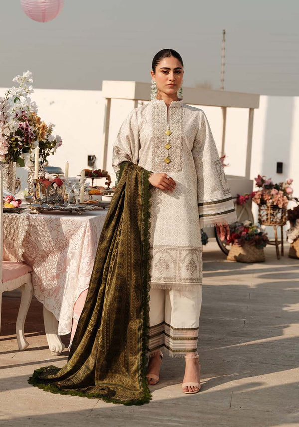 Zarqash | Luxe Lawn 24 | ZQ 9 by Zarqash - Designer Dress - Type: Ladies Clothes - Available at Libayah - 100% Original