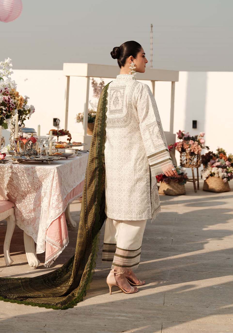 Zarqash | Luxe Lawn 24 | ZQ 9 by Zarqash - Designer Dress - Type: Ladies Clothes - Available at Libayah - 100% Original