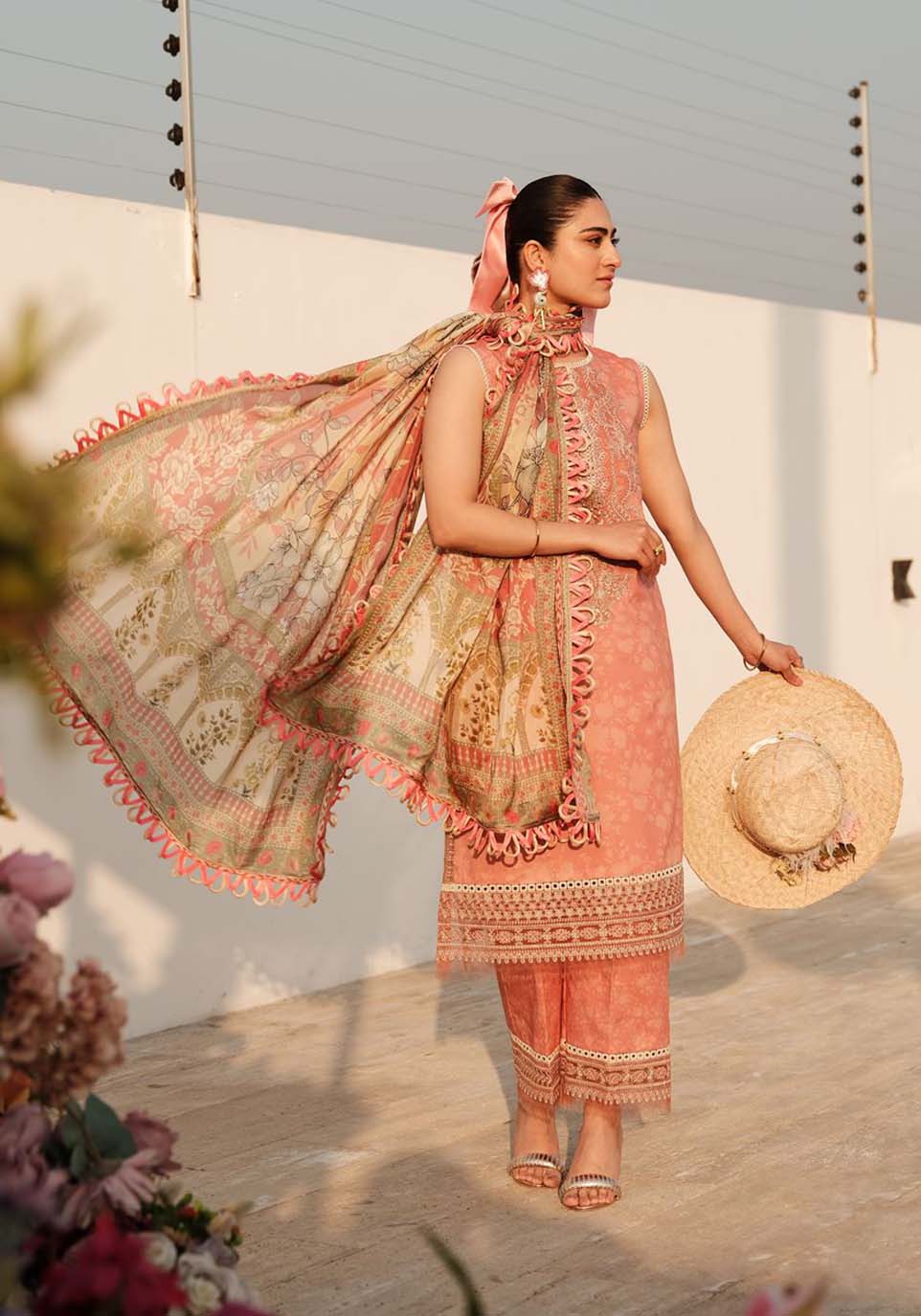 Zarqash | Luxe Lawn 24 | ZQ 4 by Zarqash - Designer Dress - Type: Ladies Clothes - Available at Libayah - 100% Original