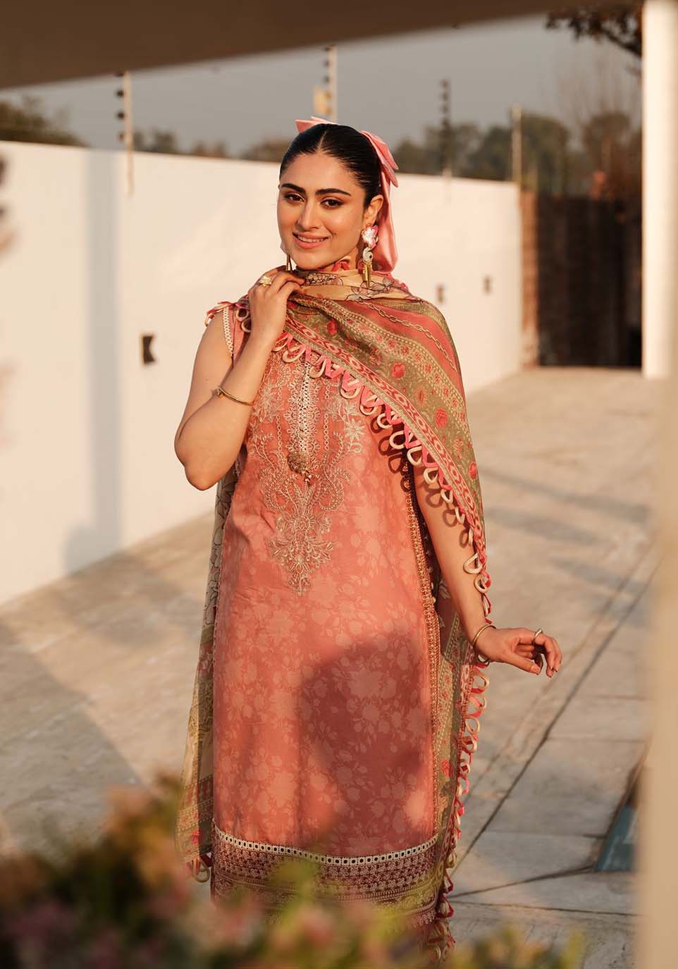 Zarqash | Luxe Lawn 24 | ZQ 4 by Zarqash - Designer Dress - Type: Ladies Clothes - Available at Libayah - 100% Original