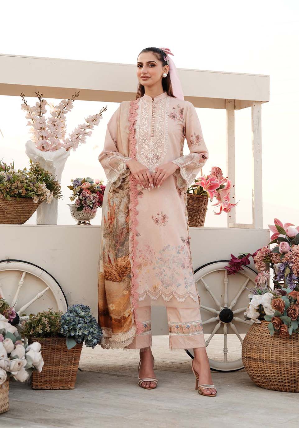 Zarqash | Luxe Lawn 24 | ZQ 11 by Zarqash - Designer Dress - Type: Ladies Clothes - Available at Libayah - 100% Original