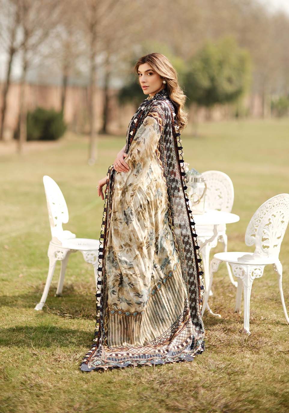 Zarqash | Luxe Lawn 24 | ZQ 2 by Zarqash - Designer Dress - Type: Ladies Clothes - Available at Libayah - 100% Original