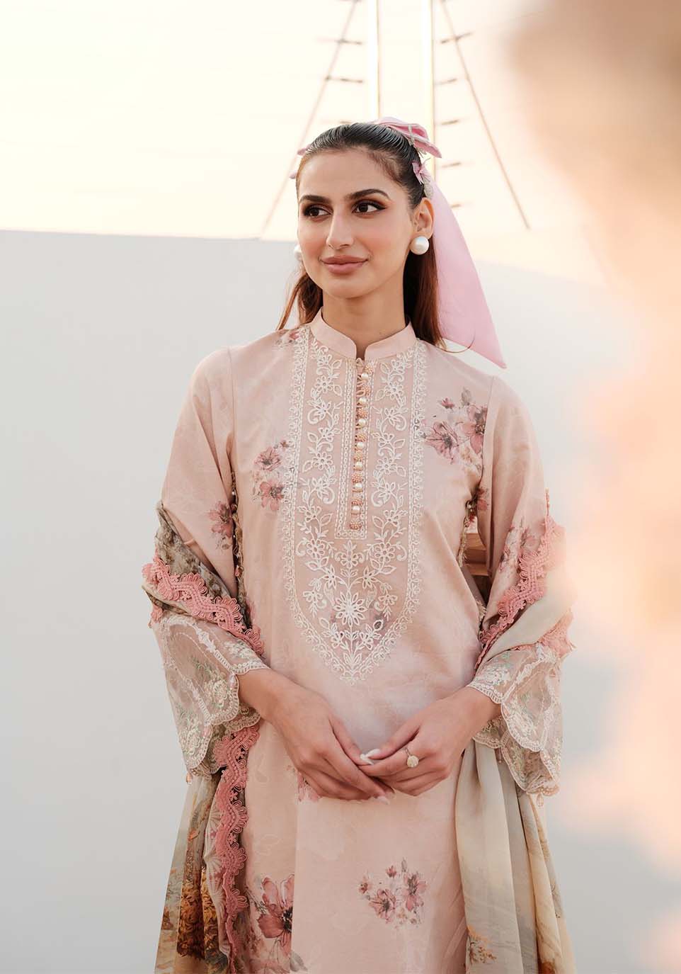Zarqash | Luxe Lawn 24 | ZQ 11 by Zarqash - Designer Dress - Type: Ladies Clothes - Available at Libayah - 100% Original