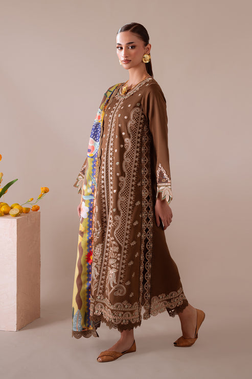 Aabyaan | Miraal Signature Embroidered Viscose 25 | ZARRAH (AV-06) by Aabyaan - Designer Dress - Type : Ladies Clothes - Available at Libayah - 100% Original 