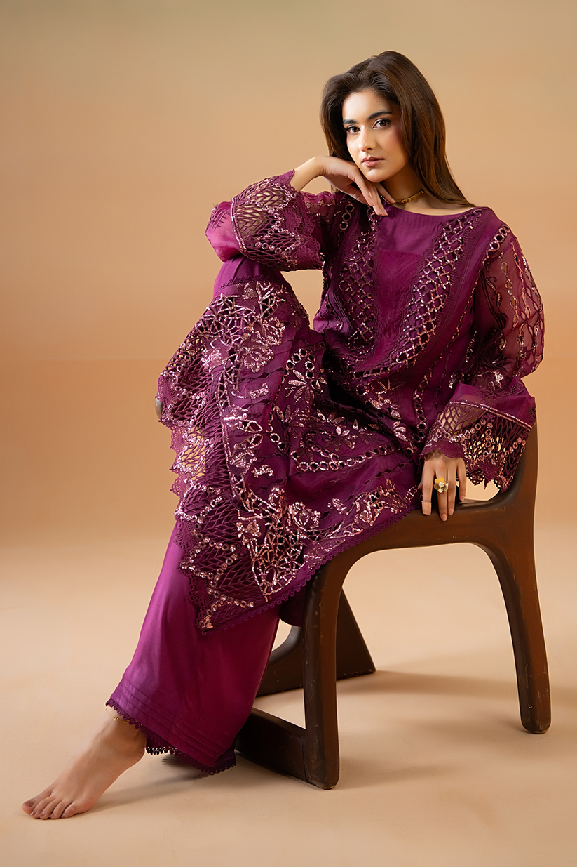 Saad Shaikh | Cutwork 26 | Zea by Saad Shaikh - Designer Dress  - Type : Ladies Clothes - Available at Libayah - 100% Original 