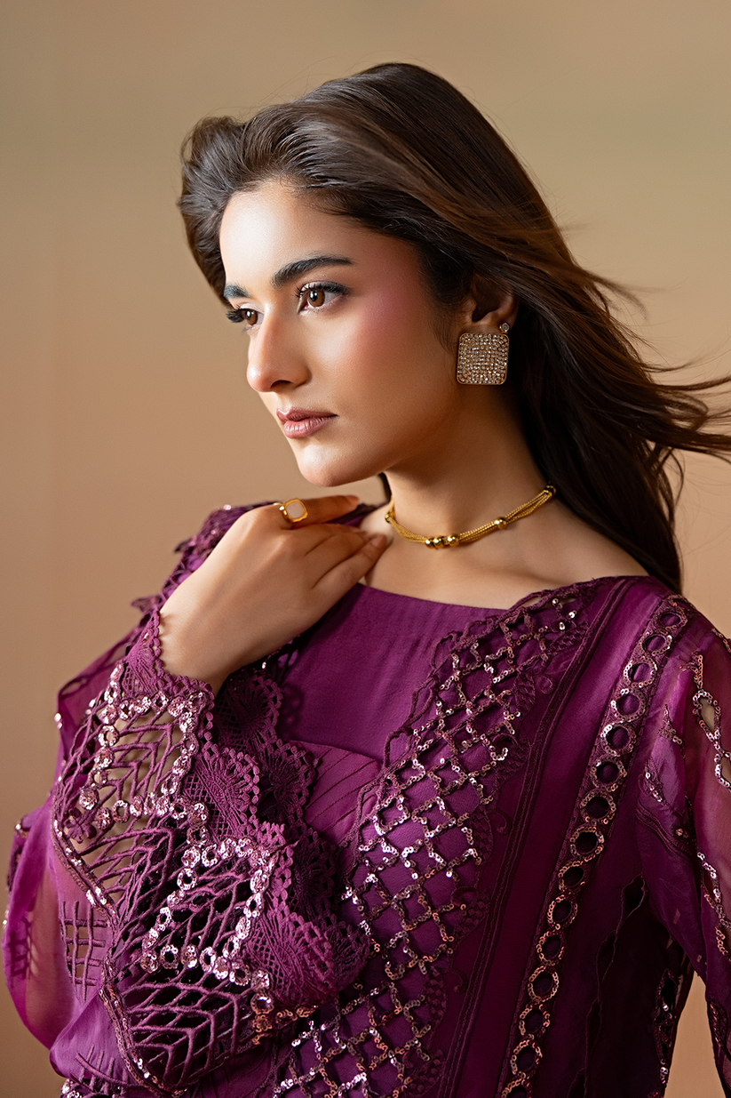 Saad Shaikh | Cutwork 26 | Zea by Saad Shaikh - Designer Dress  - Type : Ladies Clothes - Available at Libayah - 100% Original 
