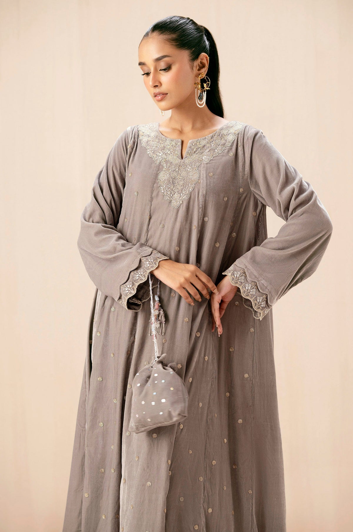 Zeen | Winter Collection | Velvet 09 by Zeen - Designer Dress - Type: Ladies Clothes - Available at Libayah - 100% Original