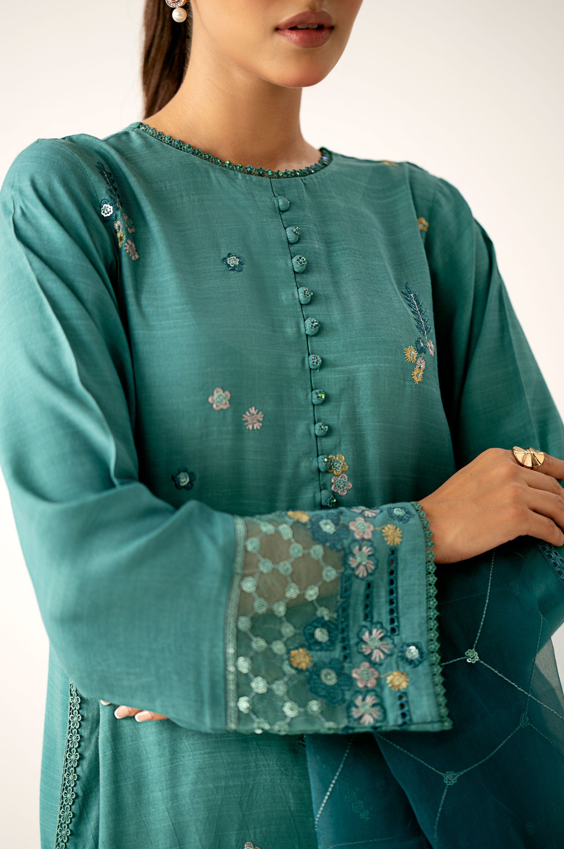 Zeen | Winter Collection | Raw Silk 33 by Zeen - Designer Dress - Type: Ladies Clothes - Available at Libayah - 100% Original