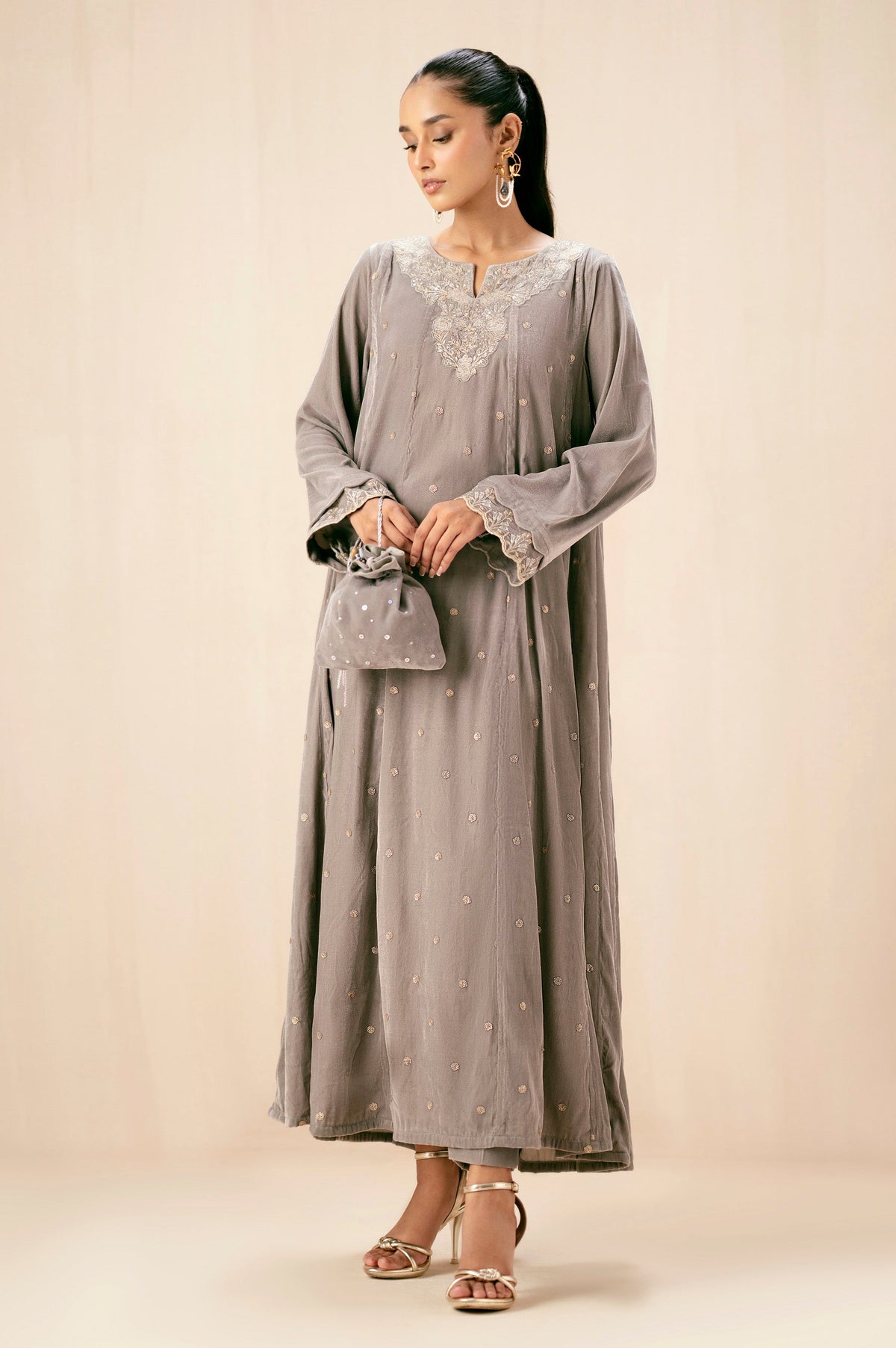 Zeen | Winter Collection | Velvet 09 by Zeen - Designer Dress - Type: Ladies Clothes - Available at Libayah - 100% Original