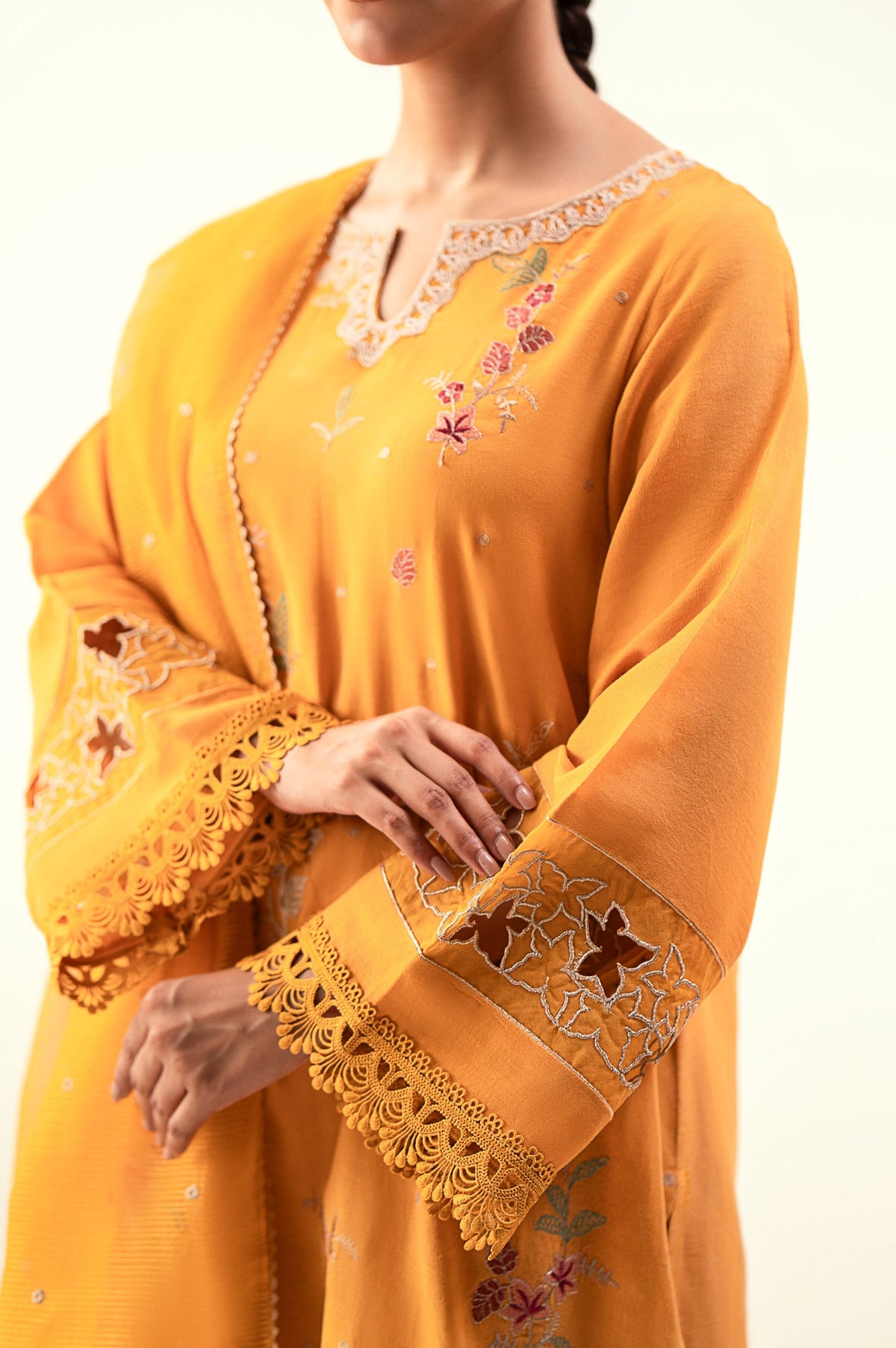 Zeen | Winter Collection | Cambric Zari 34 by Zeen - Designer Dress - Type: Ladies Clothes - Available at Libayah - 100% Original