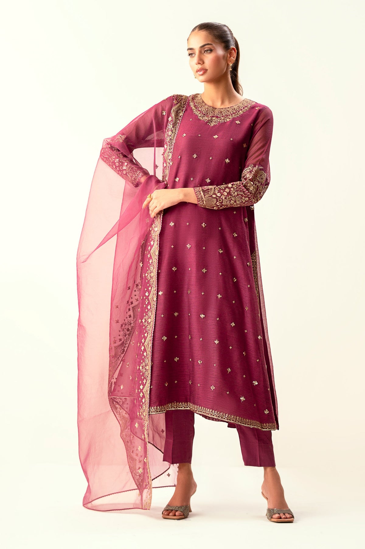 Zeen | Winter Collection | Khaddi Net 38 by Zeen - Designer Dress - Type: Ladies Clothes - Available at Libayah - 100% Original