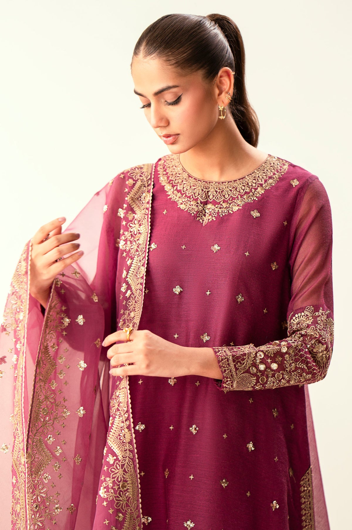 Zeen | Winter Collection | Khaddi Net 38 by Zeen - Designer Dress - Type: Ladies Clothes - Available at Libayah - 100% Original