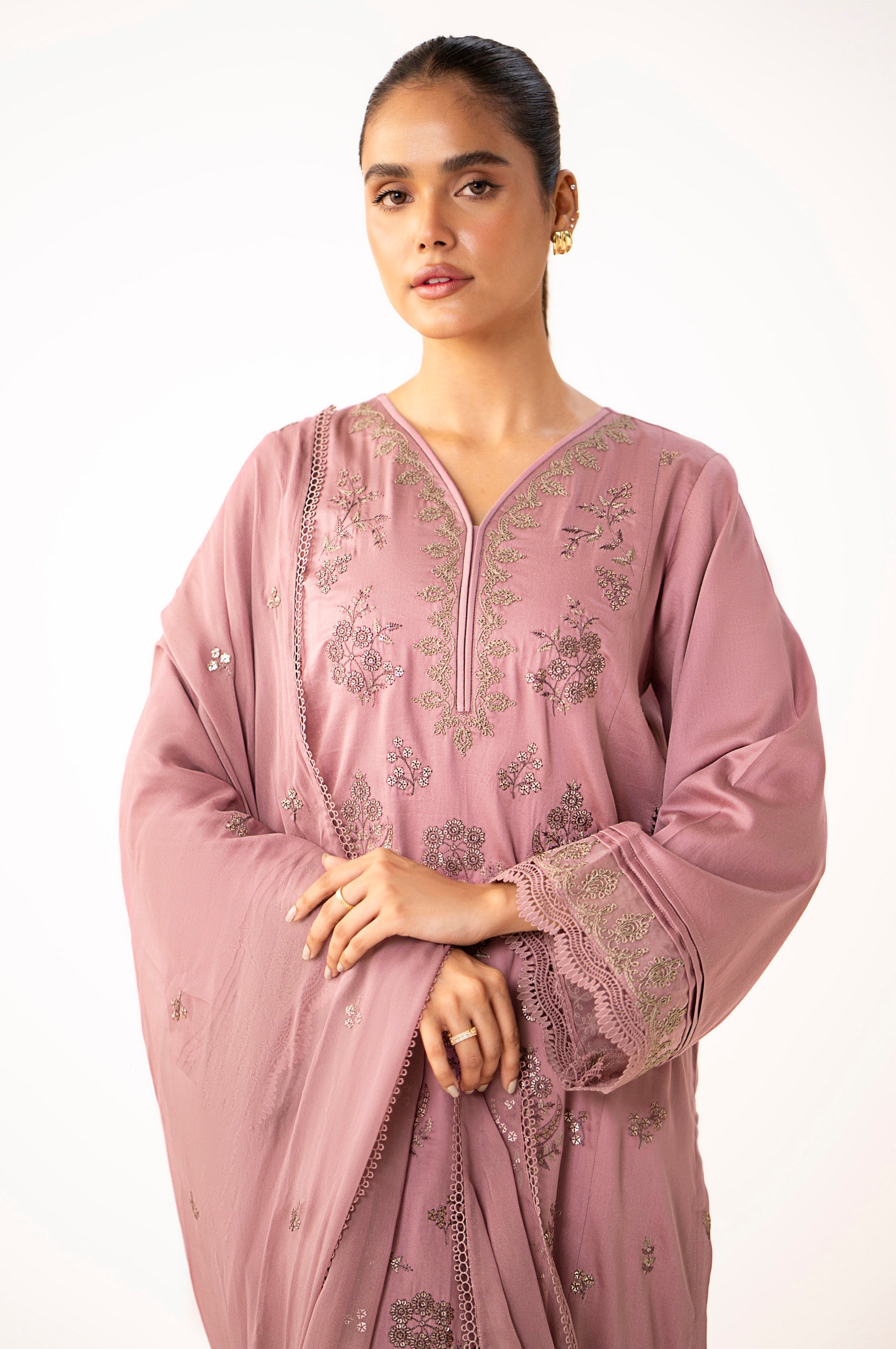 Zeen | Winter Collection | Cotton Satin 32 by Zeen - Designer Dress - Type: Ladies Clothes - Available at Libayah - 100% Original
