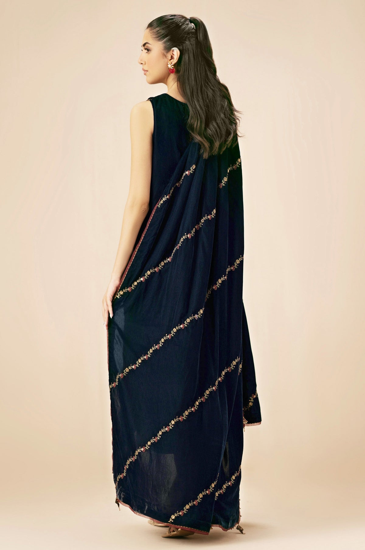 Zeen | Winter Collection | Velvet 24 by Zeen - Designer Dress - Type: Ladies Clothes - Available at Libayah - 100% Original