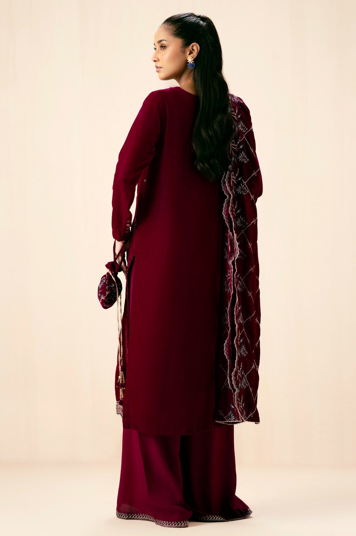 Zeen | Winter Collection | Velvet 25 by Zeen - Designer Dress - Type: Ladies Clothes - Available at Libayah - 100% Original
