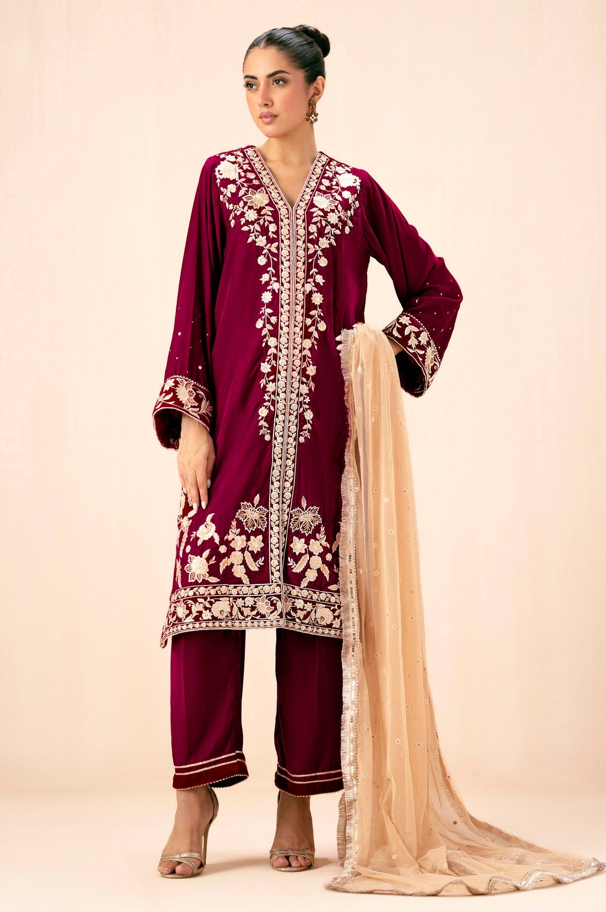 Zeen | Winter Collection | Velvet 30 by Zeen - Designer Dress - Type: Ladies Clothes - Available at Libayah - 100% Original