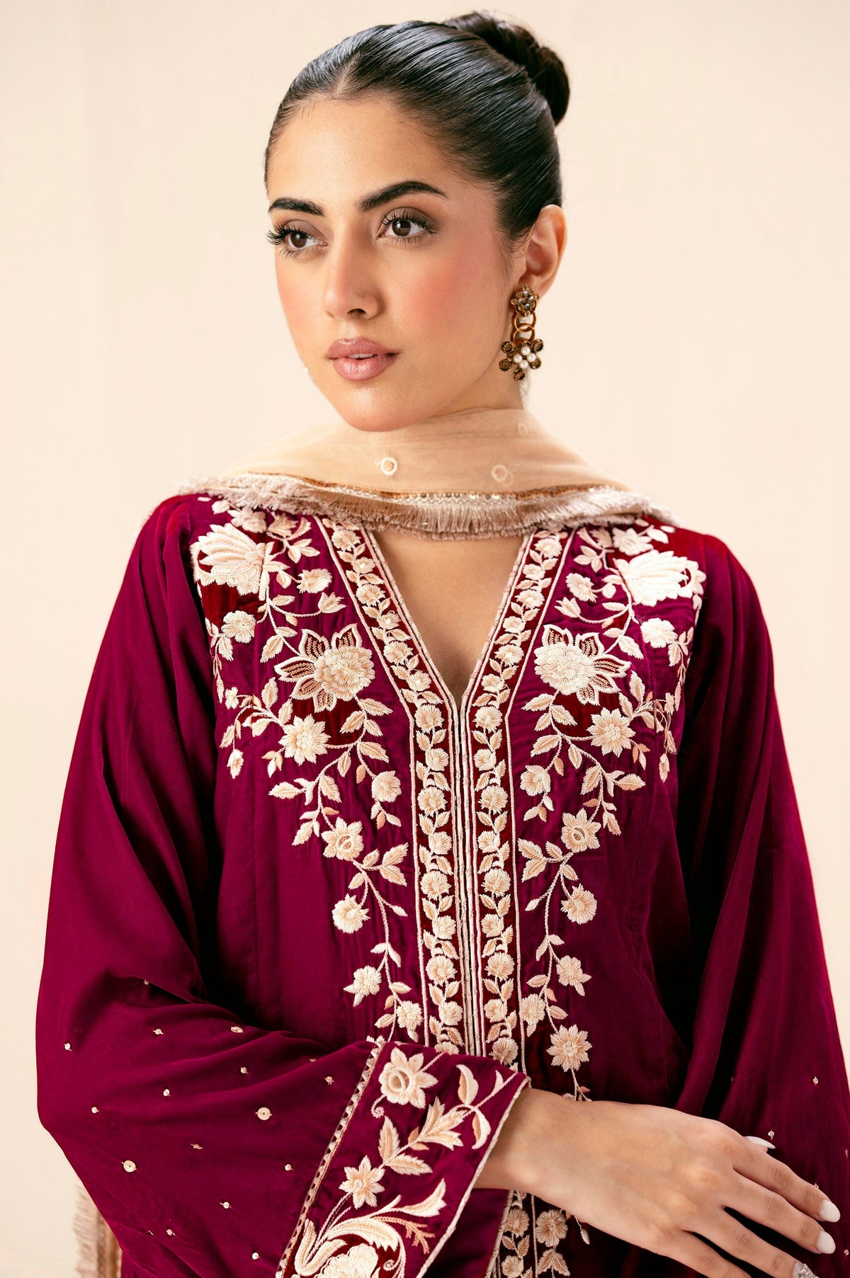 Zeen | Winter Collection | Velvet 30 by Zeen - Designer Dress - Type: Ladies Clothes - Available at Libayah - 100% Original