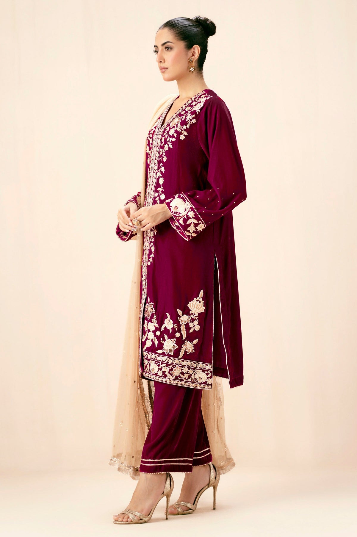 Zeen | Winter Collection | Velvet 30 by Zeen - Designer Dress - Type: Ladies Clothes - Available at Libayah - 100% Original