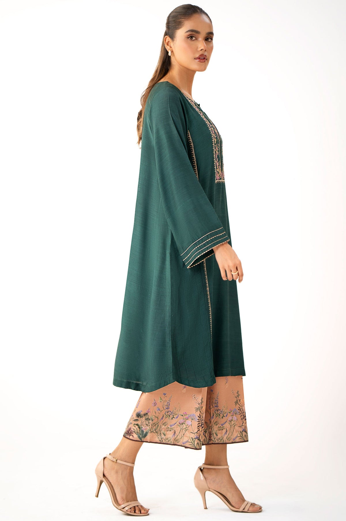 Zeen | Winter Collection | Raw Silk 04 by Zeen - Designer Dress - Type: Ladies Clothes - Available at Libayah - 100% Original