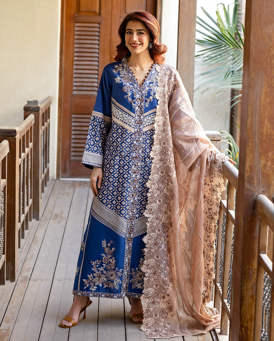 Mushq | Astoria Lawn 26 | Zenith by Mushq - Designer Dress  - Type : Ladies Clothes - Available at Libayah - 100% Original 
