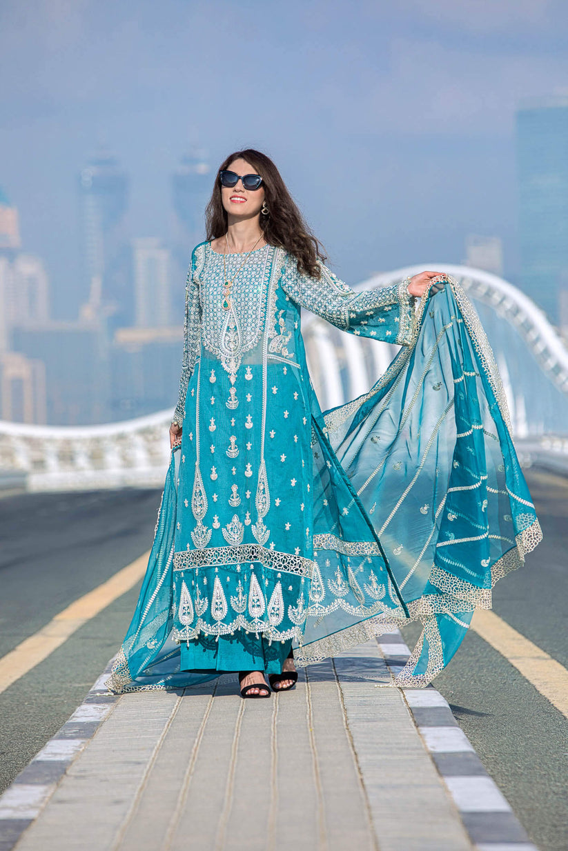 Kara | Kamdani Festive Collection | Zephyr Hues by Kara - Designer Dress - Type: Ladies Clothes - Available at Libayah - 100% Original