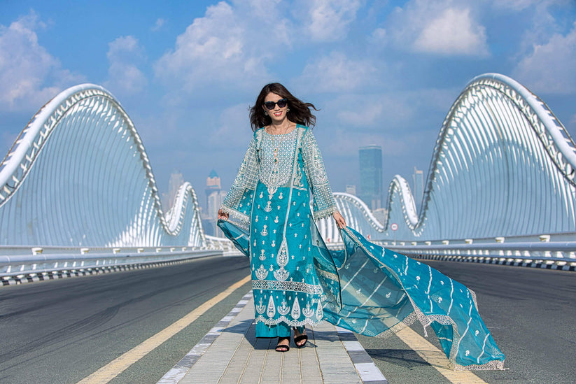 Kara | Kamdani Festive Collection | Zephyr Hues by Kara - Designer Dress - Type: Ladies Clothes - Available at Libayah - 100% Original