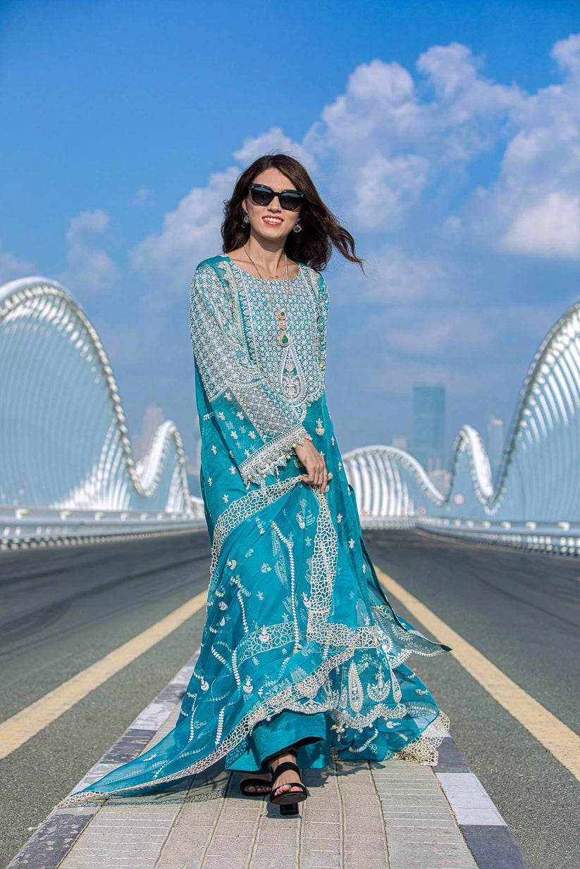 Kara | Kamdani Festive Collection | Zephyr Hues by Kara - Designer Dress - Type: Ladies Clothes - Available at Libayah - 100% Original