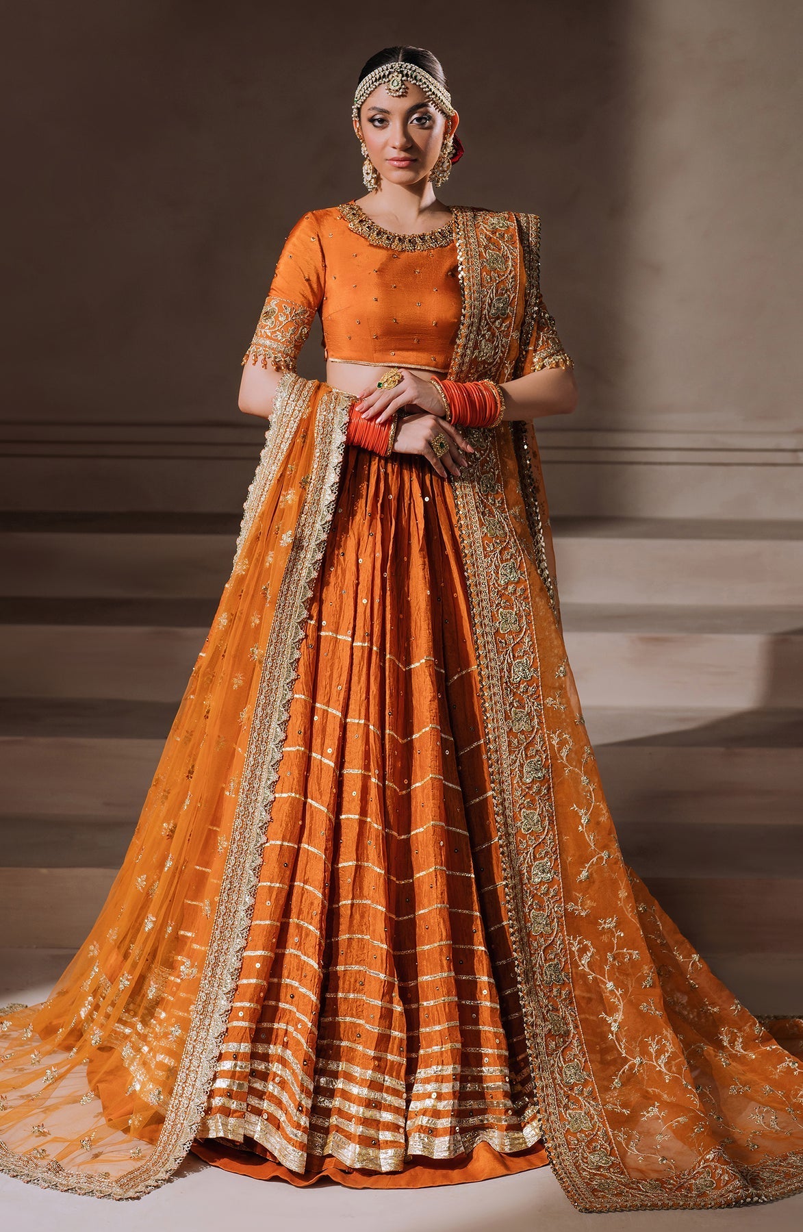 Zevk | Malika Jaan Bridals |  AALAM ZAIB by Zevk - Designer Dress - Type: Ladies Clothes - Available at Libayah - 100% Original
