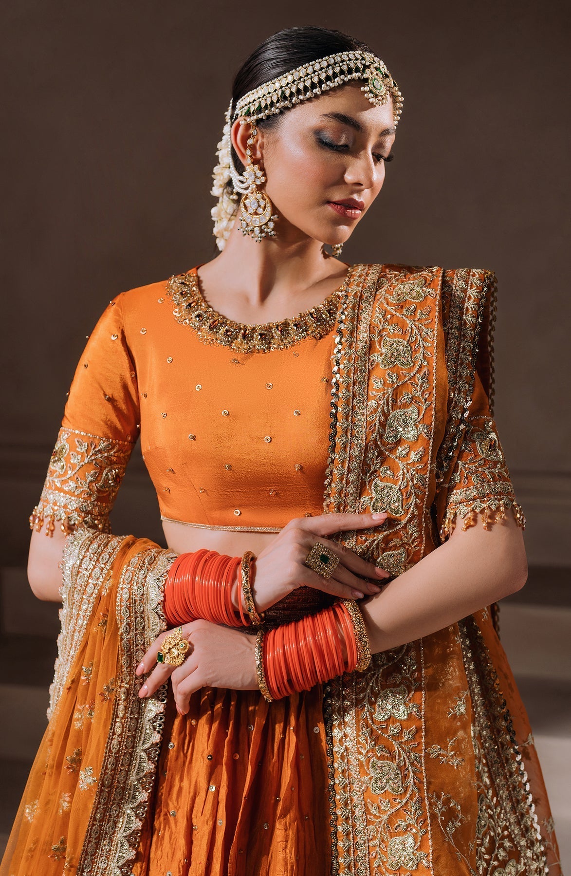 Zevk | Malika Jaan Bridals |  AALAM ZAIB by Zevk - Designer Dress - Type: Ladies Clothes - Available at Libayah - 100% Original