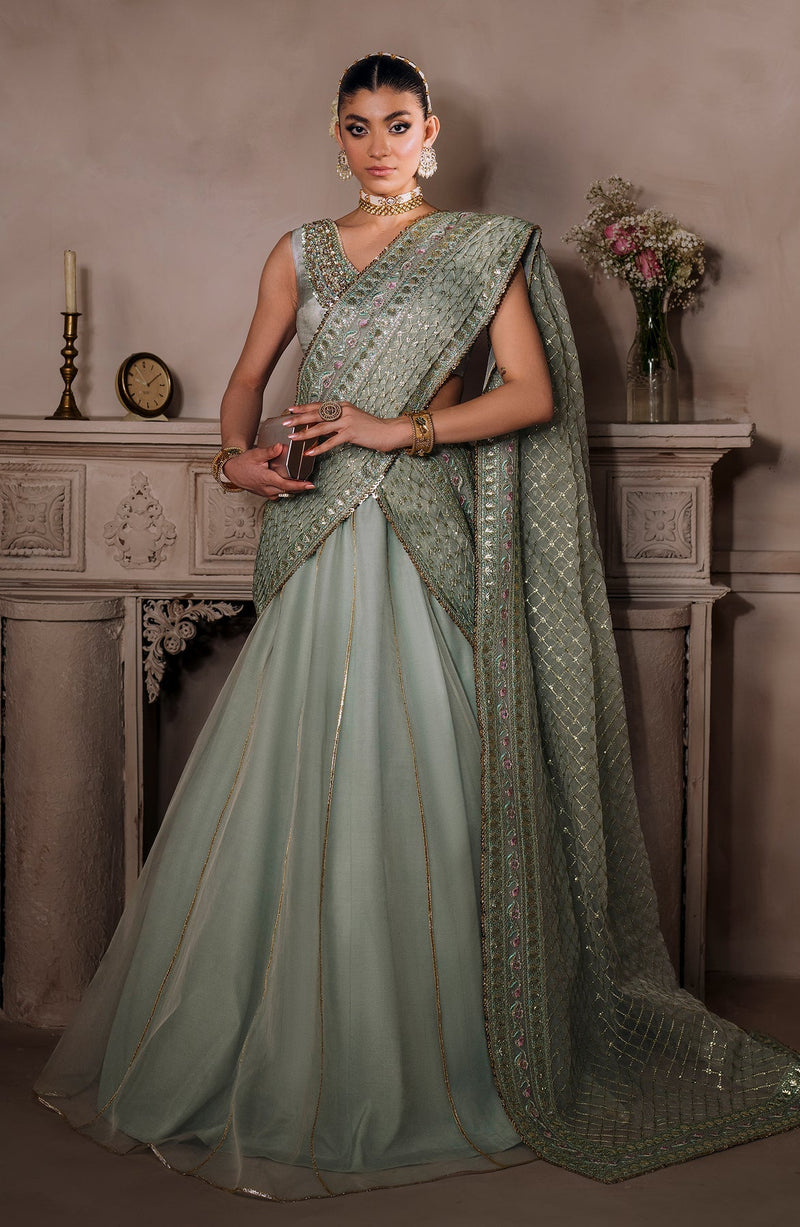 Zevk | Malika Jaan Bridals |  AMEERAN by Zevk - Designer Dress - Type: Ladies Clothes - Available at Libayah - 100% Original