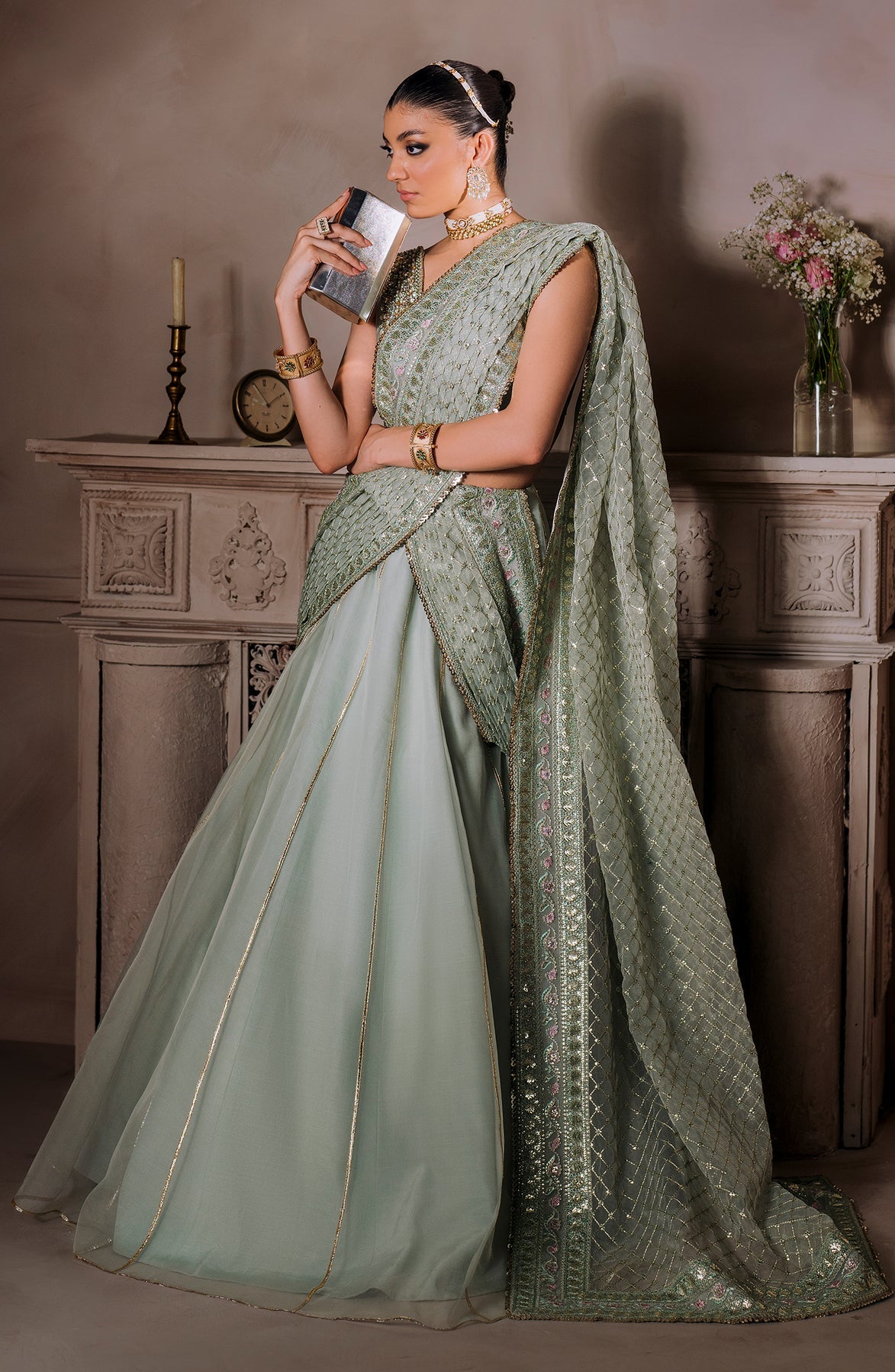 Zevk | Malika Jaan Bridals |  AMEERAN by Zevk - Designer Dress - Type: Ladies Clothes - Available at Libayah - 100% Original