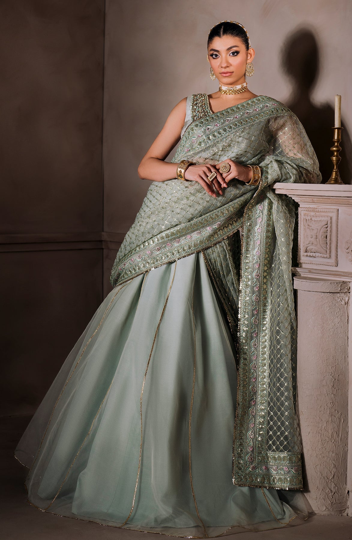Zevk | Malika Jaan Bridals |  AMEERAN by Zevk - Designer Dress - Type: Ladies Clothes - Available at Libayah - 100% Original