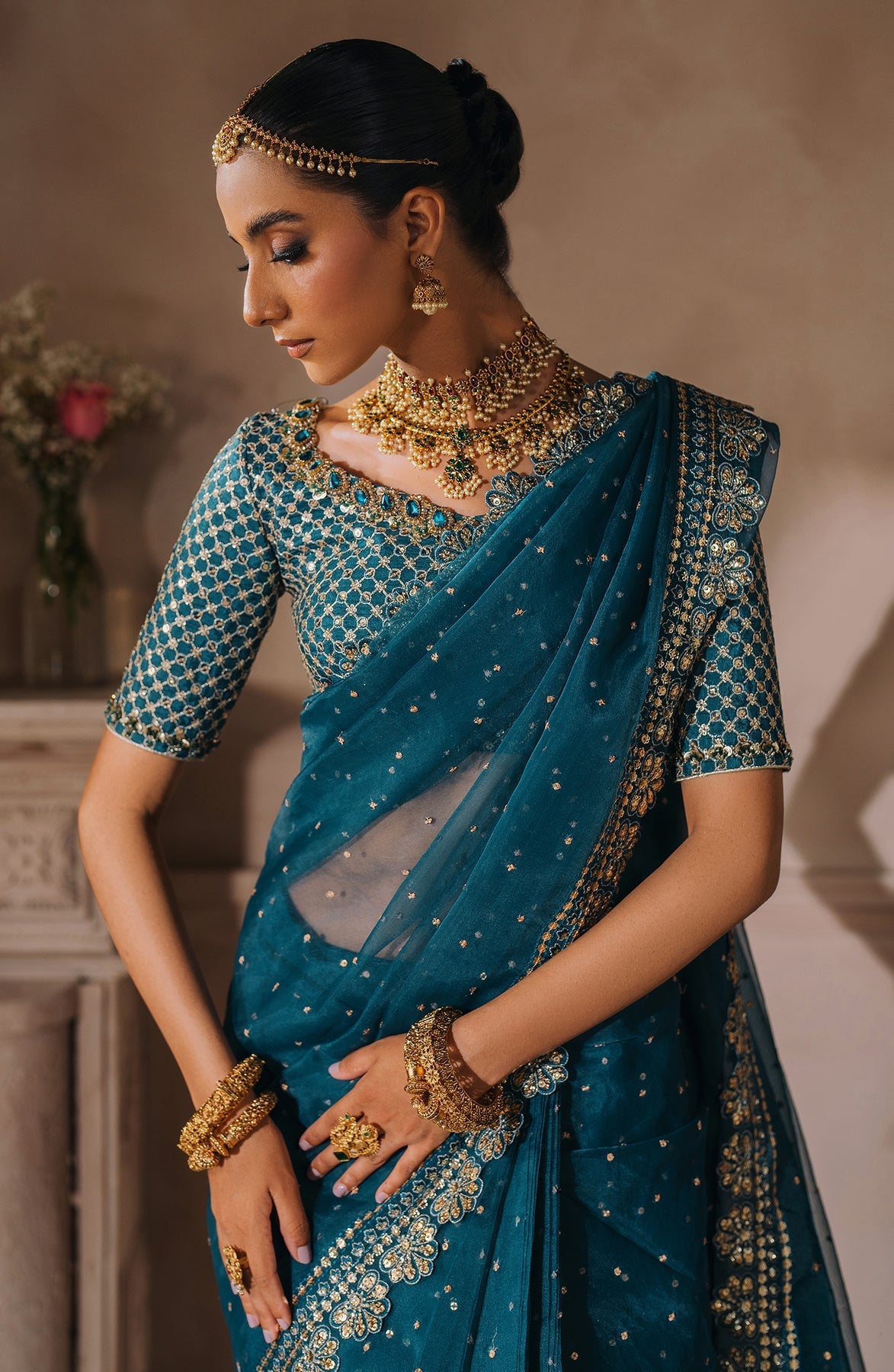 Zevk | Malika Jaan Bridals |  NEELO JAAN by Zevk - Designer Dress - Type: Ladies Clothes - Available at Libayah - 100% Original