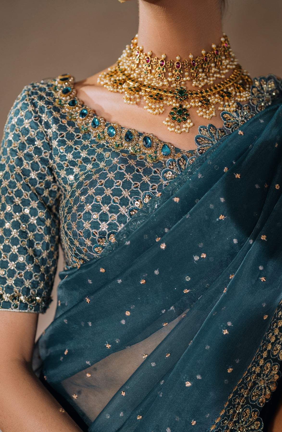 Zevk | Malika Jaan Bridals |  NEELO JAAN by Zevk - Designer Dress - Type: Ladies Clothes - Available at Libayah - 100% Original
