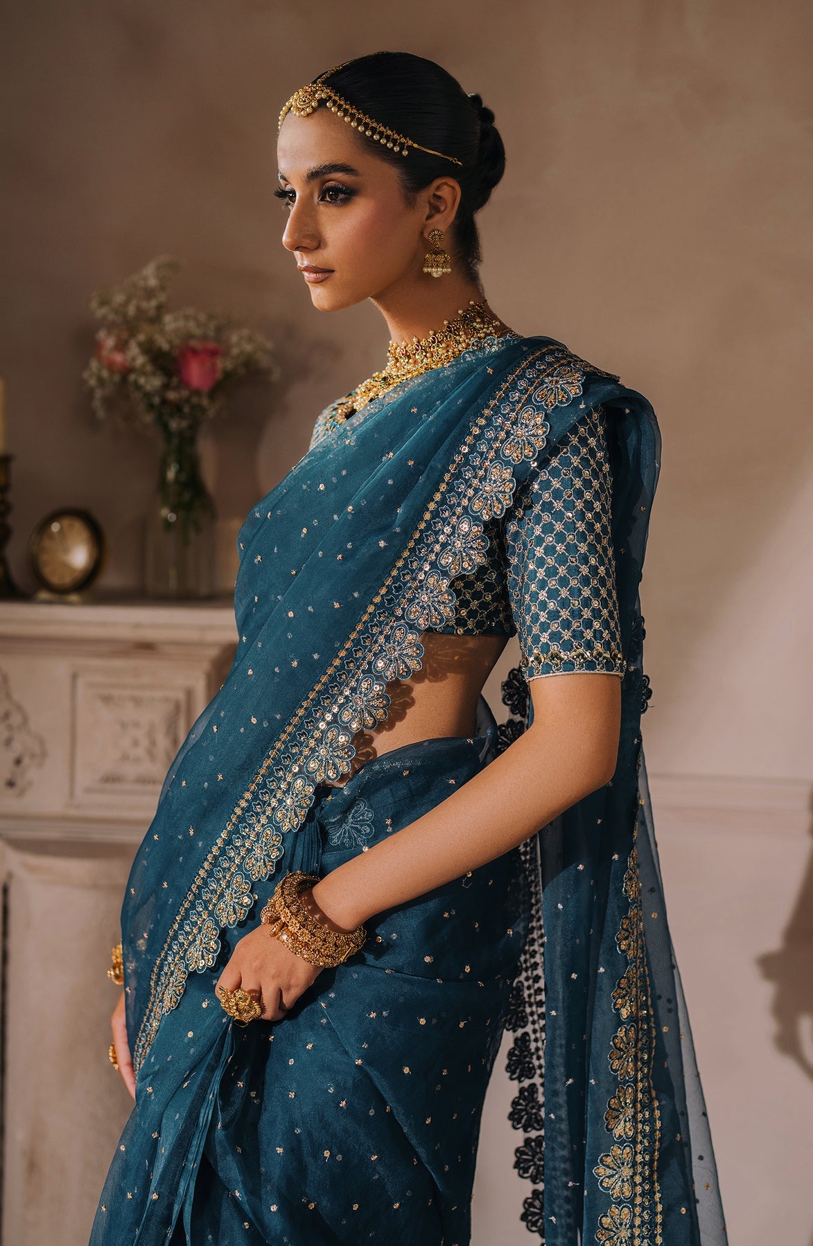 Zevk | Malika Jaan Bridals |  NEELO JAAN by Zevk - Designer Dress - Type: Ladies Clothes - Available at Libayah - 100% Original
