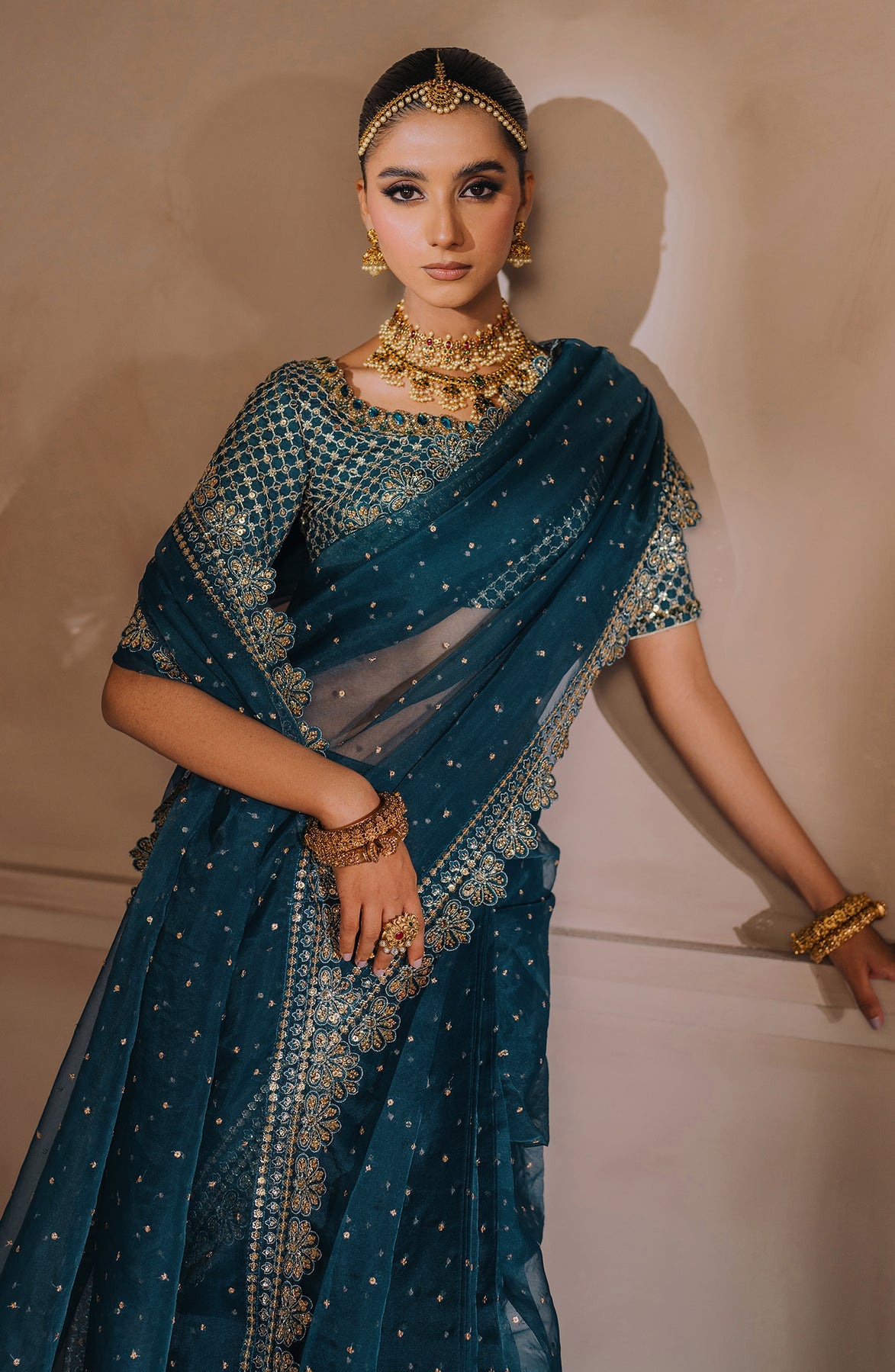 Zevk | Malika Jaan Bridals |  NEELO JAAN by Zevk - Designer Dress - Type: Ladies Clothes - Available at Libayah - 100% Original
