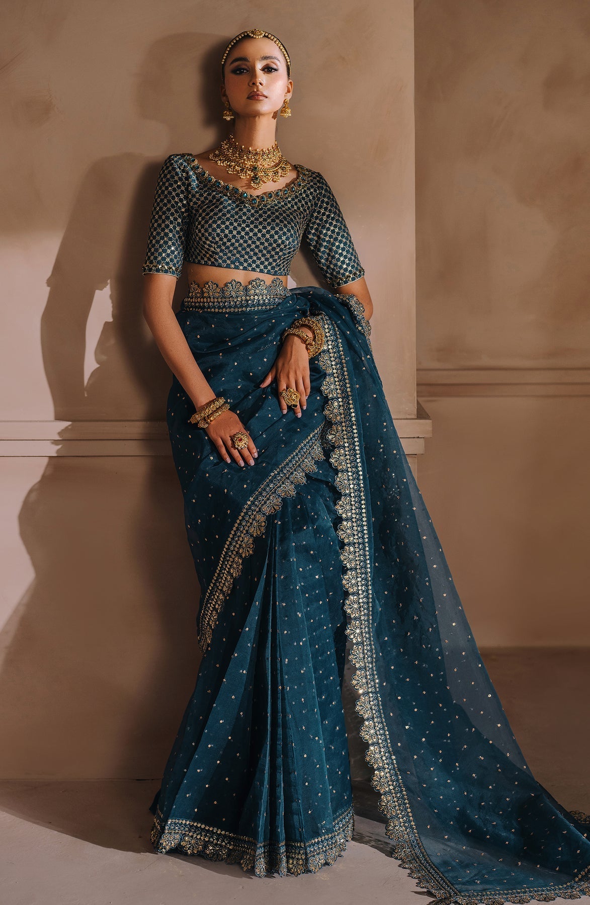 Zevk | Malika Jaan Bridals |  NEELO JAAN by Zevk - Designer Dress - Type: Ladies Clothes - Available at Libayah - 100% Original